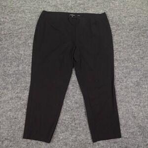 Lafayette 148 Stanton Pants‎ Womens 16 Black Slim Tapered Stretch Cotton